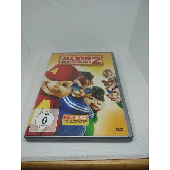 Alvin And The Chipmunks 2 - DVD - VERY GOOD Tested and Works - Picture 1 of 5